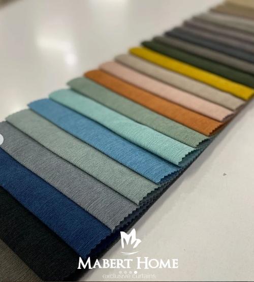 Mabert Home şönil blackout kumaş renk kartelası